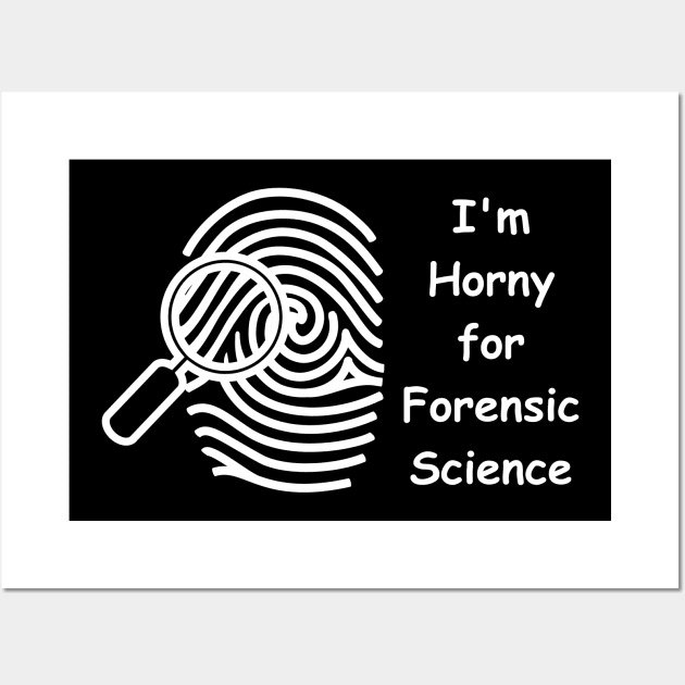 Forensic Science Wall Art by Noshiyn